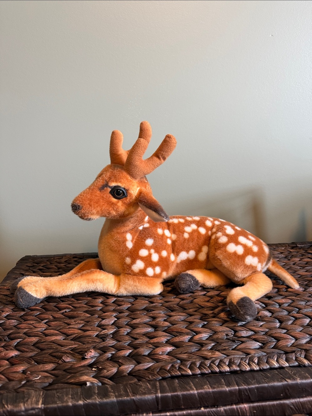 Plush Fawn Deer Stuffed Animal - Orange with White Spots